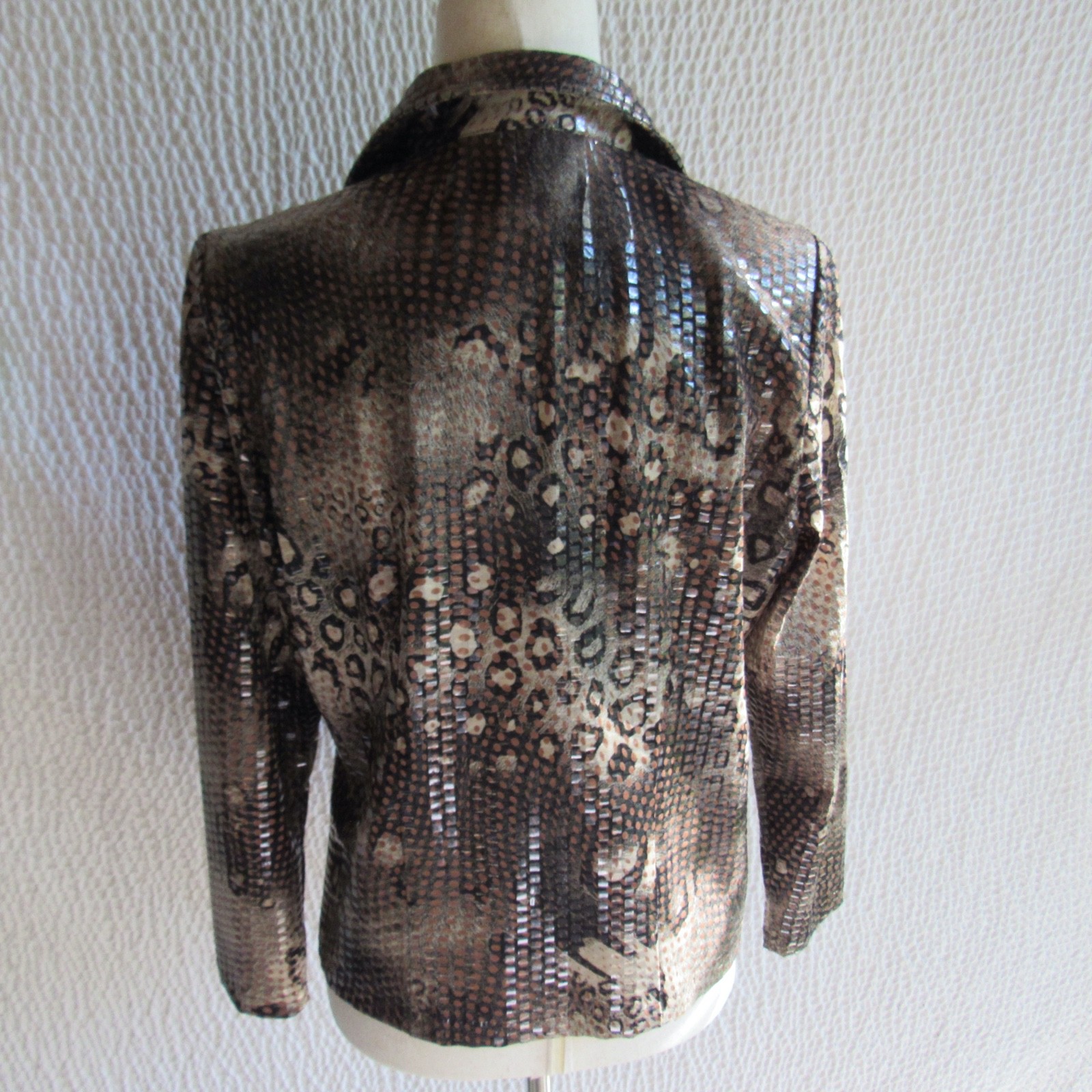 EXCLUSIVELY MISOOK Jacket Small Petite Animal Pri… - image 16