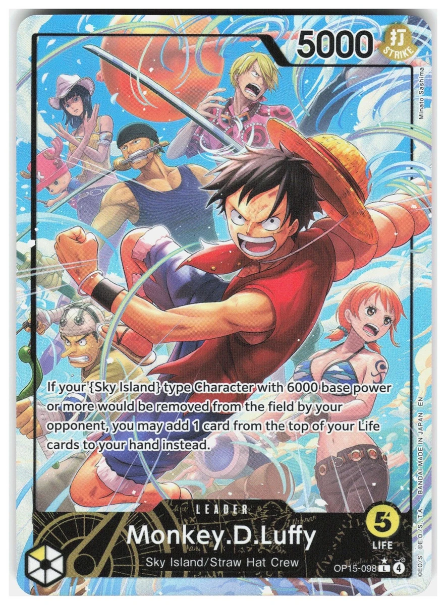 psa10 ワンピースカードゲーム モンキー・D・ルフィ OP15-098 L Monkey.D.Luffy OP15-098 Adventure on Kami's Island | Updated Oct 2026