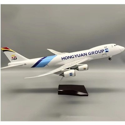 Hong Yuan Group Cargo Boeing 747 Flugzeugmodell 43 cm Flugzeug Modellrad