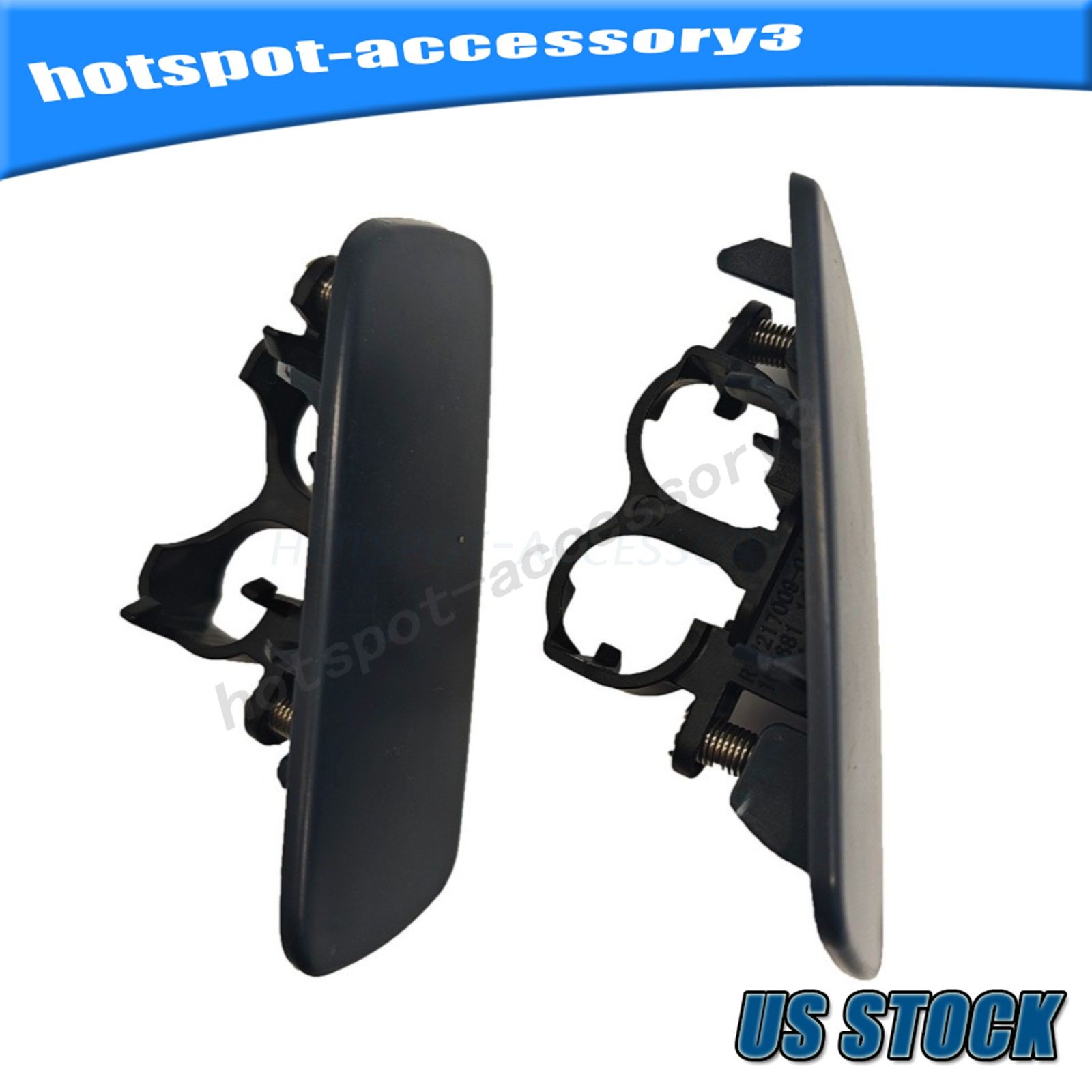 61677244960 Right & Left Headlight Washer Cover Fits For 10-18 Rolls-Royce Ghost