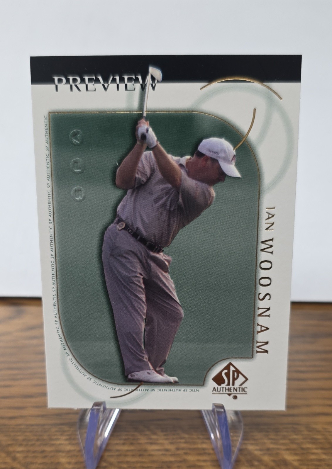 2001 SP Authentic Preview - Ian Woosnam #2 (RC)