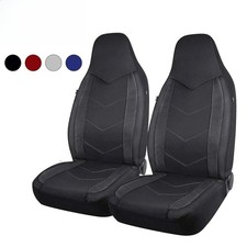 High Back Air Mesh Fabric Car Seat Covers Sporty Design Truck Van Seat Cushion