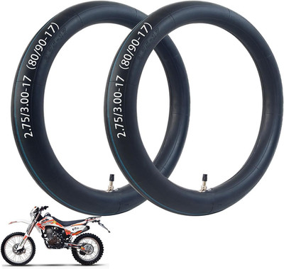 2.75/3.00-17 Heavy Replacement Inner Tube, 80/90-17 Replacement Tire, 17 Inch