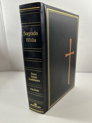 La Sagrada Biblia Nueva Edicion Guadalupana Para Estudio Amat Leather Stampley