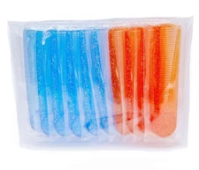 Japanese-Made Foldable Mini Portable Comb Set For Women. Cute Glitter Hair Brus_