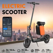 lot Exclusive-Birthday-Gift:-10inch-Foldable-Scooter+Seat,-10.4Ah,-Dual-Dampers!