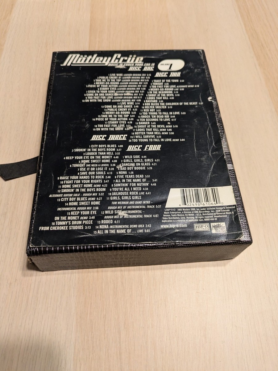 MOTLEY CRUE - Music To Crash Your Car To, Volume 1 | eBay