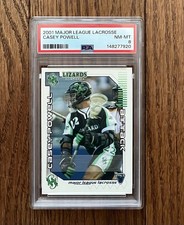 2001 MLL Major League Lacrosse Card - Casey Powell