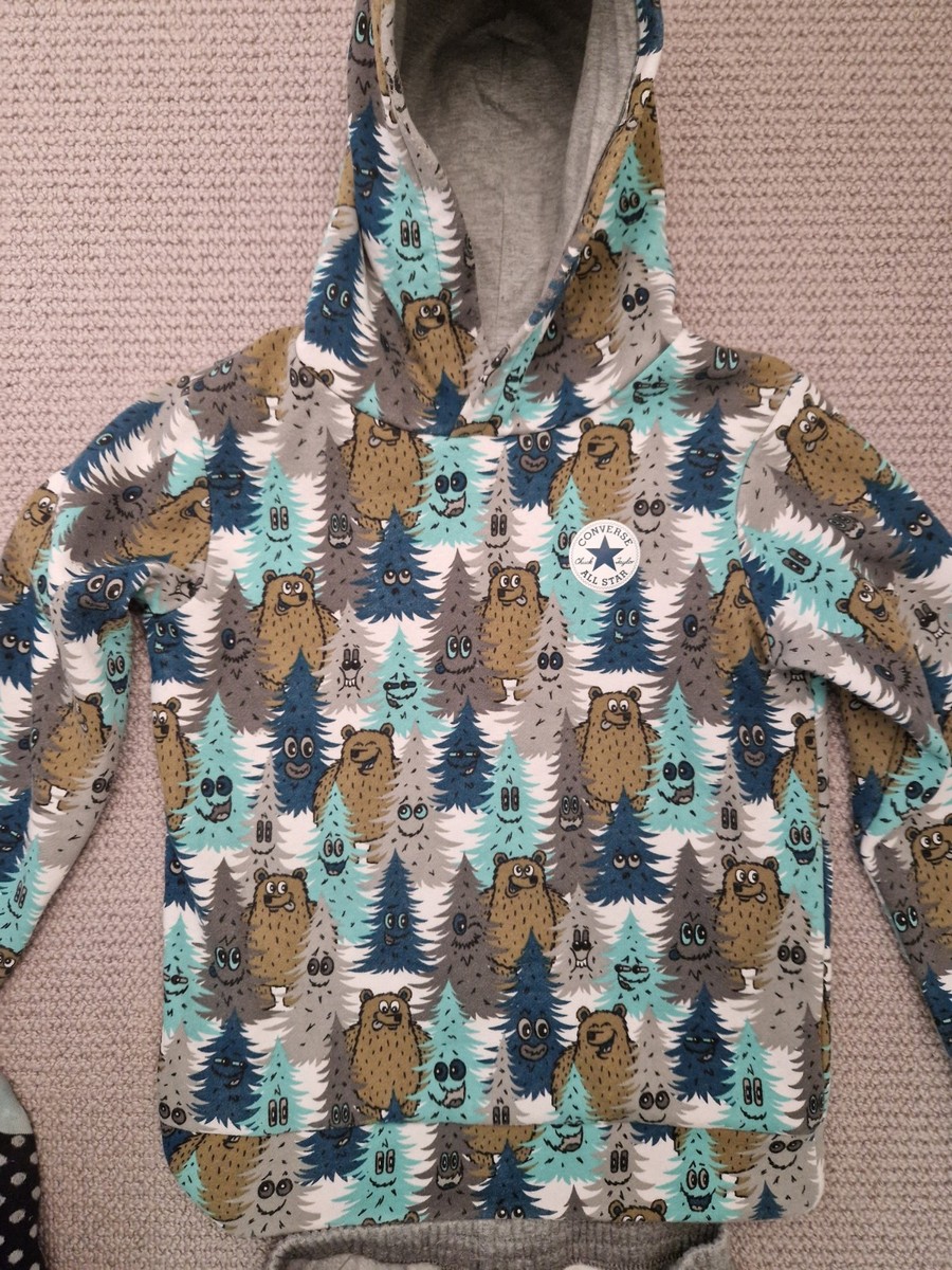 Kids Converse Tracksuit Top And Bottoms UK