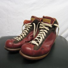 Scarpe Camper Pelotas Alte Vintage Donna in Pelle Rosse Misura 37