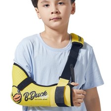 Arm Sling Shoulder Immobilizer with Waist Strap, Ventilated  Breathable Desi...