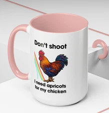HOT - Dont shoot I need apricots for my chicken Scrappy Arc Raiders Coffee Mug