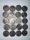 Lot of 20 Kennedy Half Dollars US Coins Mixed Dates Circulated 10$ Face. Lot#1