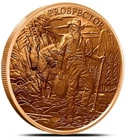 8 rounds, 1 oz copper Provident Metals 1st coin in the PROSPECTOR series $4 each