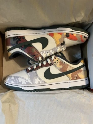 Nike Dunk SE Low Sail Multi-Camo for Sale | Authenticity