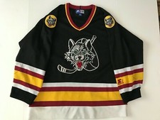 RARE Authentic Vintage Starter CHICAGO WOLVES IHL AHL SEWN PATCHES HOCKEY JERSEY
