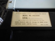 Sears Manual 1 Portable Typewriter with Case. Working condition, built 1970s thumbnail