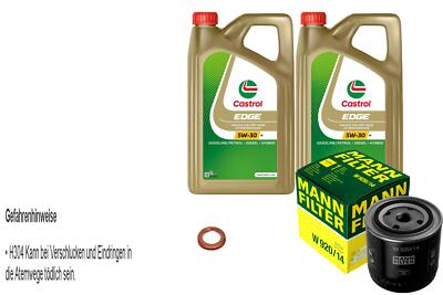 MANN-FILTER Ölfilter 10L CASTROL EDGE 5W-30 M für Nissan Sunny III Traveller