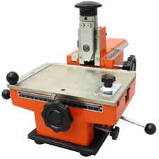 Semi-Automatic Sheet Embosser 4mm Metal Stamping Printer Marking Machine