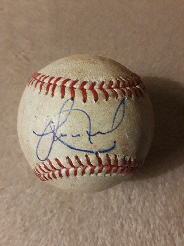 Jorge Alfaro MLB Signed Autograph MLB Nationals Red Soxs Marlins Clean Signature