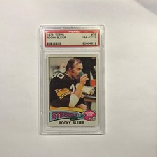 1975 Topps #39 Rocky Bleier (PSA 8) Pittsburgh Steelers (HOF) !!!! Rookie !!!!