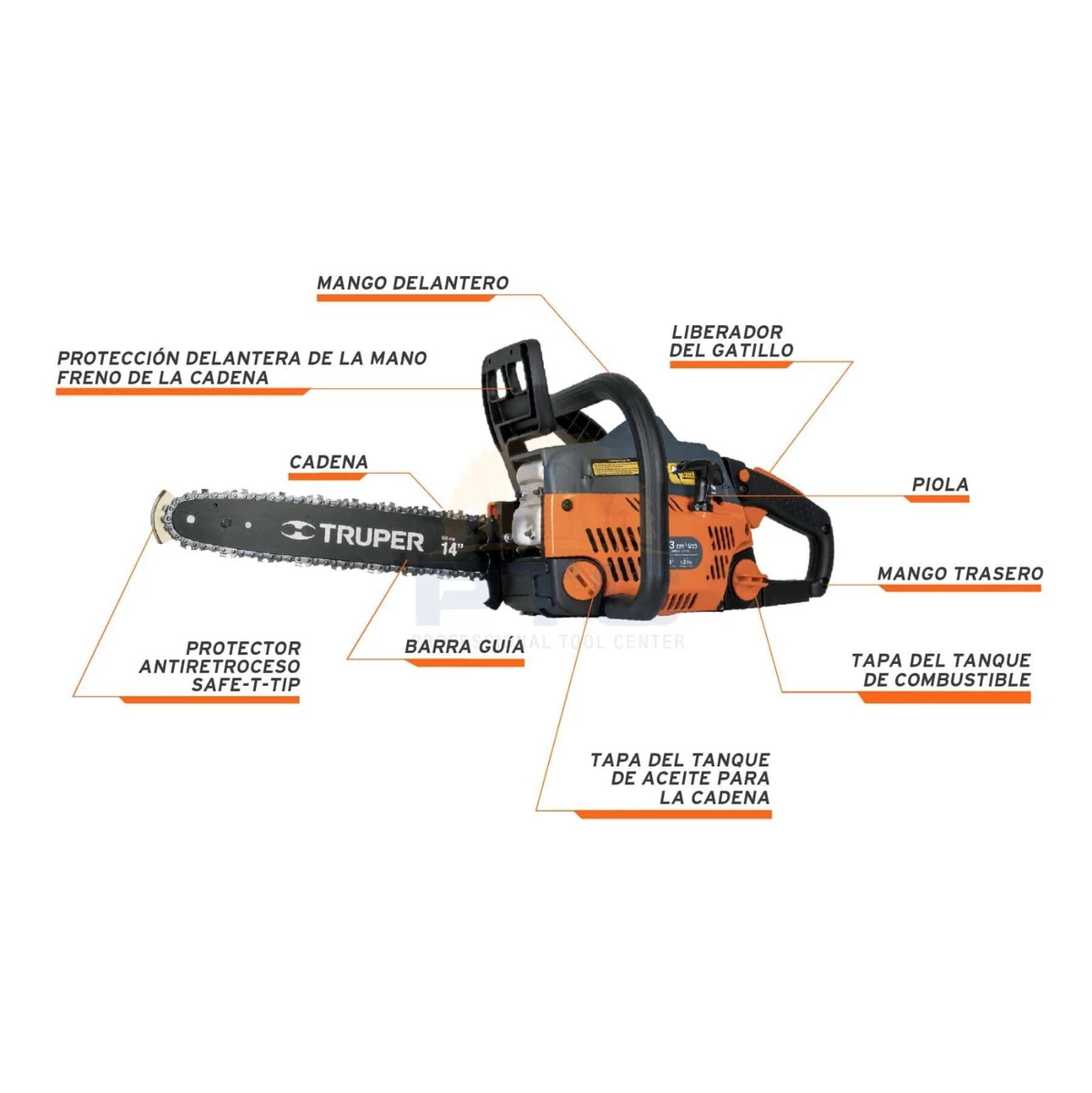 Image of Truper MOT-3314 chainsaw