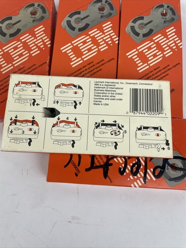 Lot of 5 IBM by Lexmark HY Correctable Film Ribbon (1299095) - Black - NIP - Picture 3 of 3