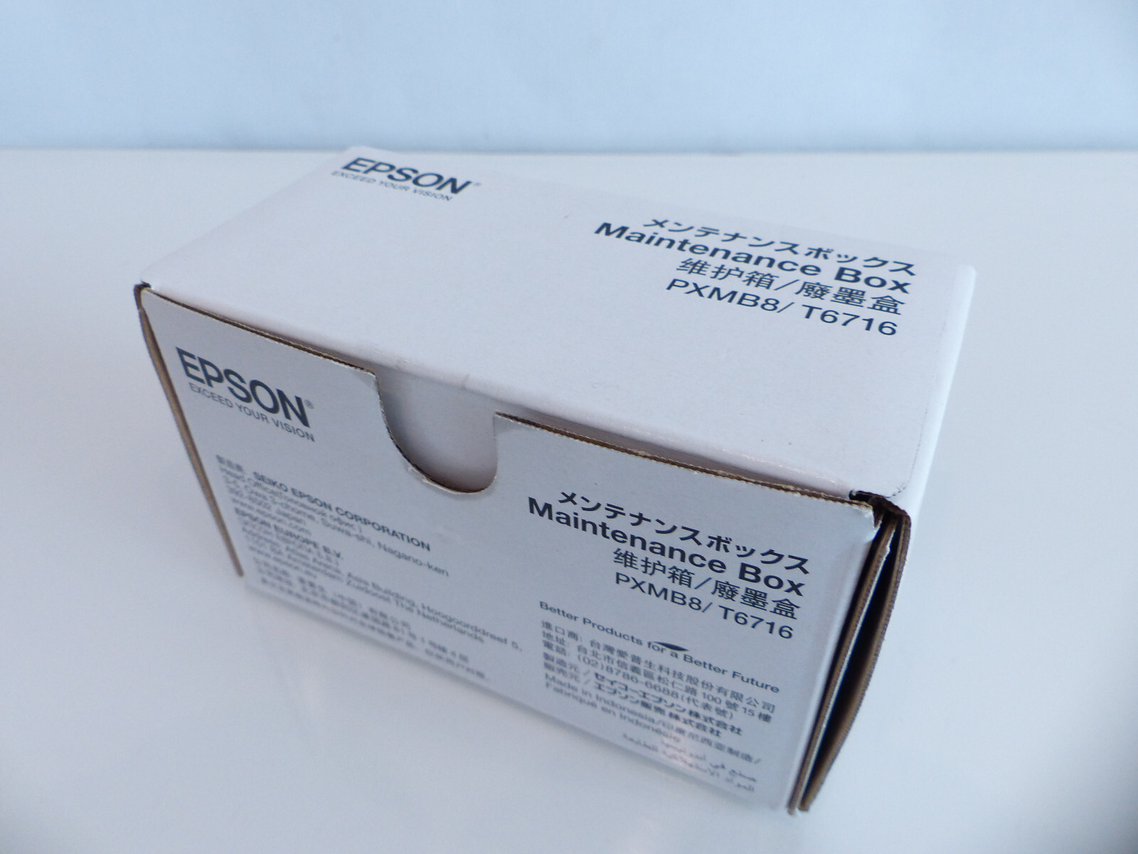 Epson Farblos Original T6716 (C13t671600) Resttintenbehälter / Wartungsbox - Image 2
