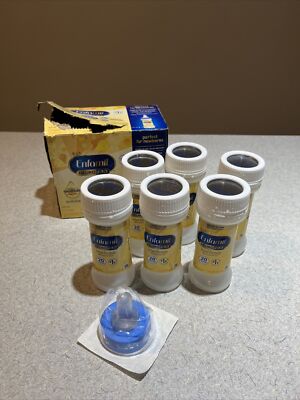 ENFAMIL Empty Baby oz Bottles And Soft Nipple (New Sealed