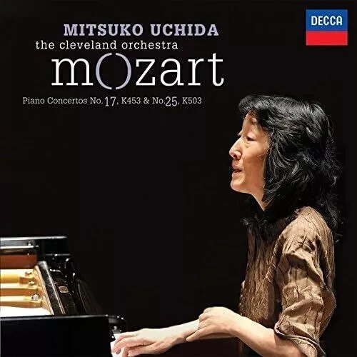 Mitsuko Uchida LIVE NEW CD(SHM-CD) Mozart Piano Concertos No.17/25 Japan OBI