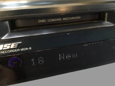 BOSE MDA-8 MD Deck MiniDisc Recorder Black Audio Equipment Very