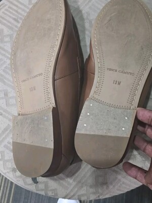 Vince Camuto Brown Horse Bit Loafers Men display picture 2