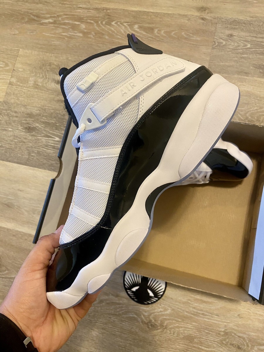 Nike Air Jordan 6 Rings 'Concord' Black White 322992-104 Men's