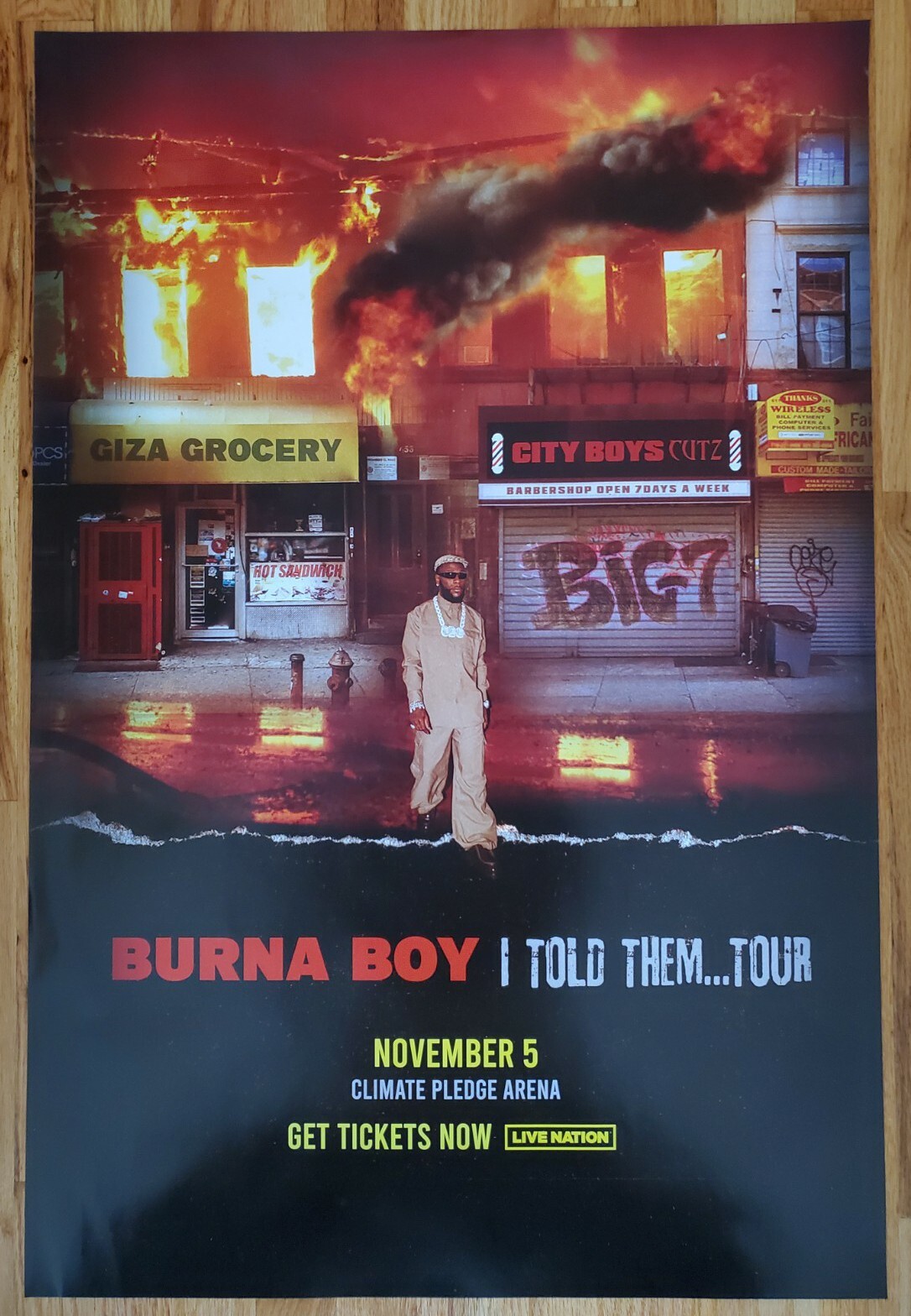 I Told Them... Tour - Climate Pledge Arena, Seattle Wa 11/5/23 Rare!
