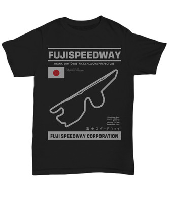 Fuji Speedway Race track outline circuit scca hpde fia jgtc dtm shirt motorsport