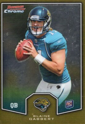 2011 BOWMAN CHROME GOLD BLAINE GABBERT RC #BCR-16