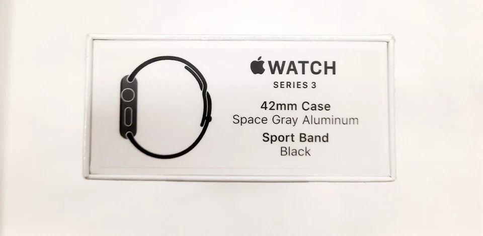 Apple MTF32LLA Watch Series 3gps 42 Mm Space Gray Aluminum With Black - Image 2 of 4