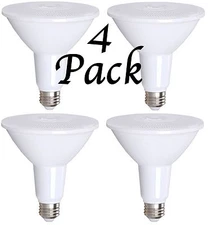 4 Pack Bioluz LED PAR38 15w (120w Equiv) 3000k Dimmable Lamp - Ind...