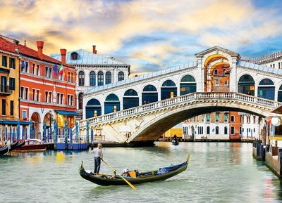 1000 st puzzel: Rialto brug Venetië (Eurographics 607667)