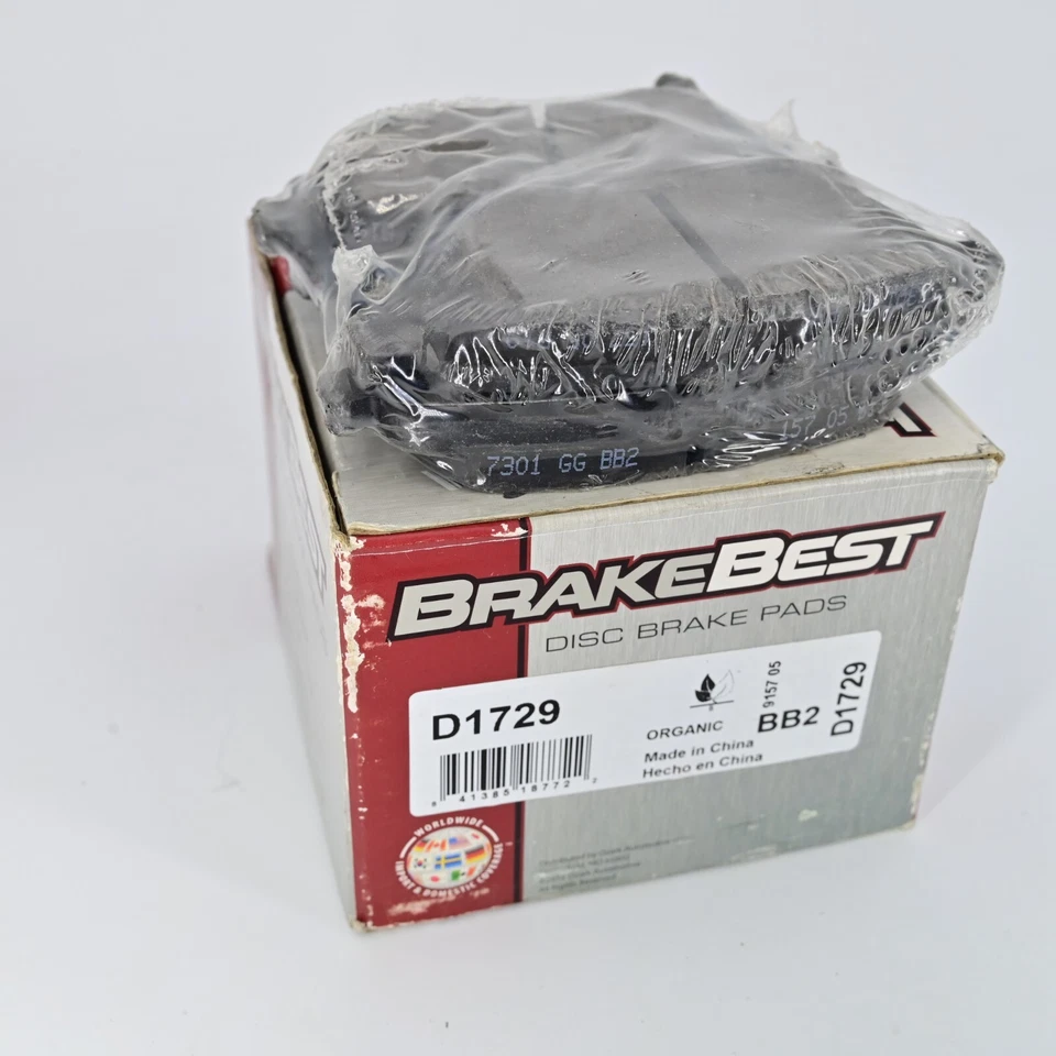 Pastillas de freno delanteras y traseras BrakeBest D1728 D1729 BB2 orgánicas - se adapta a Mazda CX-3 3 Foto 3 de 4