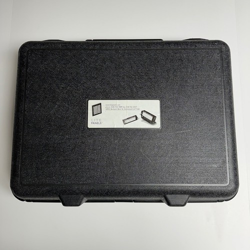 Set of 2: Litepanels Mini LED Lights: 4 Batteries, 2 Chargers, Filters: Works - Picture 21 of 22