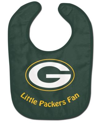 NFL Little Green Bay Packers Fan Baby Infant ALL PRO BIB Green