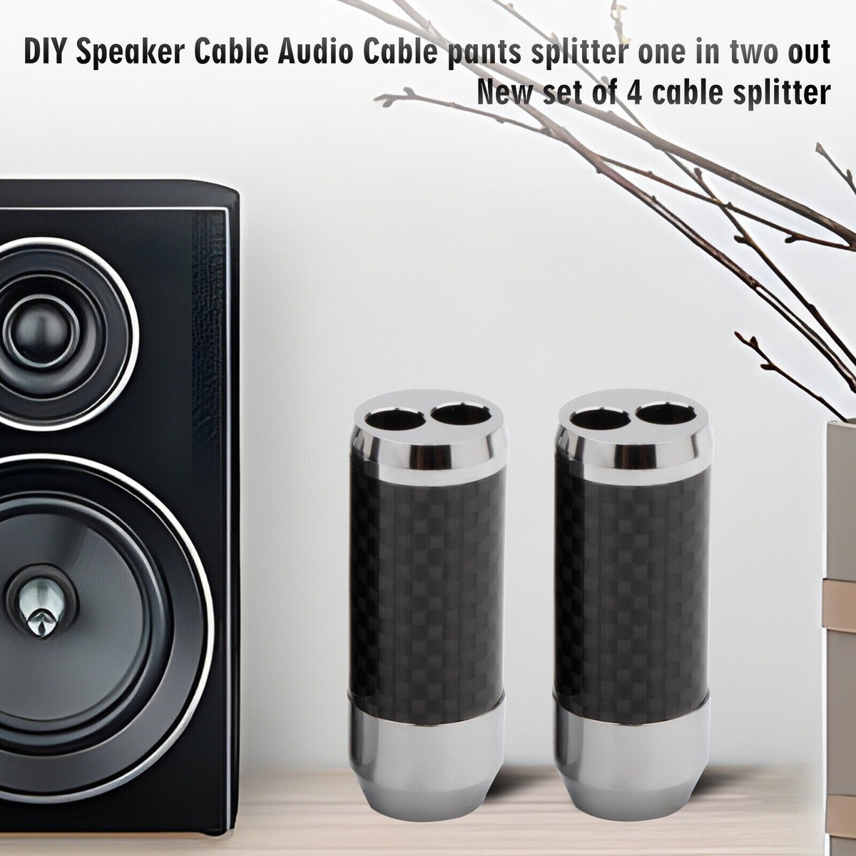 Cavo Splitter Y Per Altoparlanti Hi-Fi - Adattatore A Pantaloni Per Subwoofer E Audio - Fai Da Te
