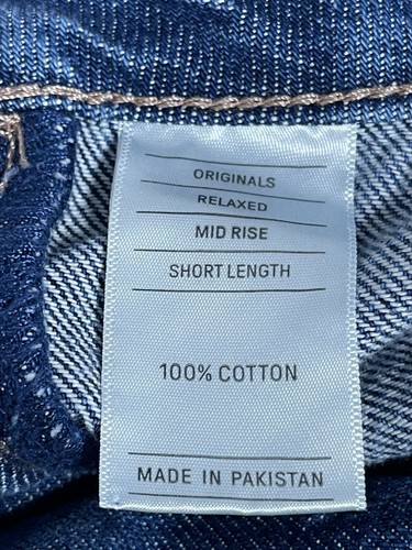 Just Jeans Denim Shorts Womens Size 24 Blue Mid Rise Stretch Pockets Distressed - Picture 12 of 13
