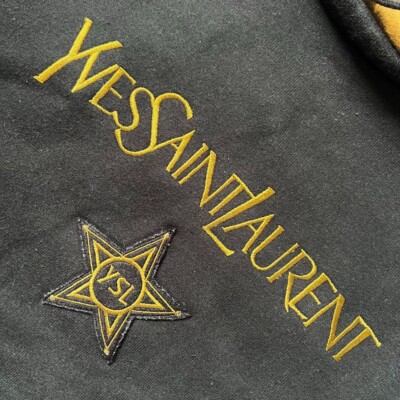 Authentic Yves Saint Laurent Vintage YSL Logo Sweatshirt Authentic Yves Saint Laurent Vintage YSL Logo Sweatshirt