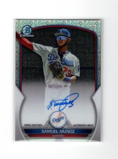 2023 Bowman Chrome Mega Box Mojo Auto Samuel Munoz Autograph