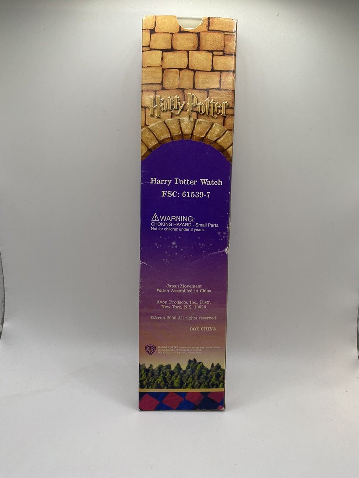 NEW Harry Potter Wrist Watch HP0021 Black Lightning Bolt Band SR626SW