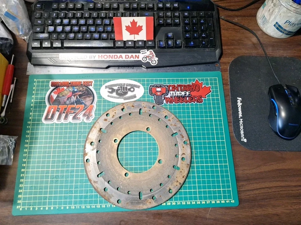 Polaris Sportsman Magnum Trailboss Front Brake Rotor 5244314 Fits 01-21 330-800 - Image 2 of 4