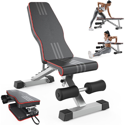klappbare Hantelbank Multifunktion Training Fitness Bank Bauchtrainer Schrägbank