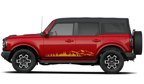 Graphics Forest Mountain Car Side Stickers For All Models Vinyl Decals Custom - Bild 6 von 9